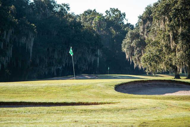 View of a green from Bartow Golf Course.
