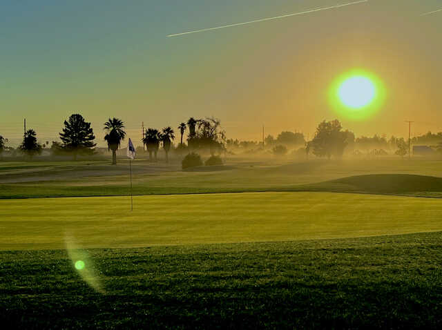 View from the 11th green at Rivers Edge Golf Course.
