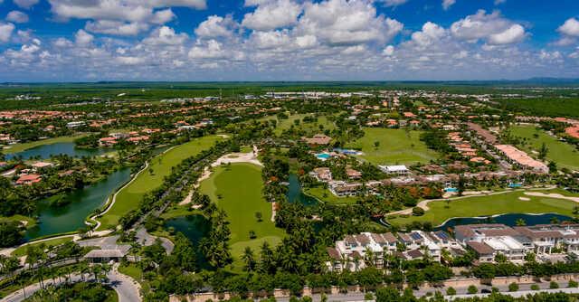 Aerial view from Cocotal Golf & Country Club.