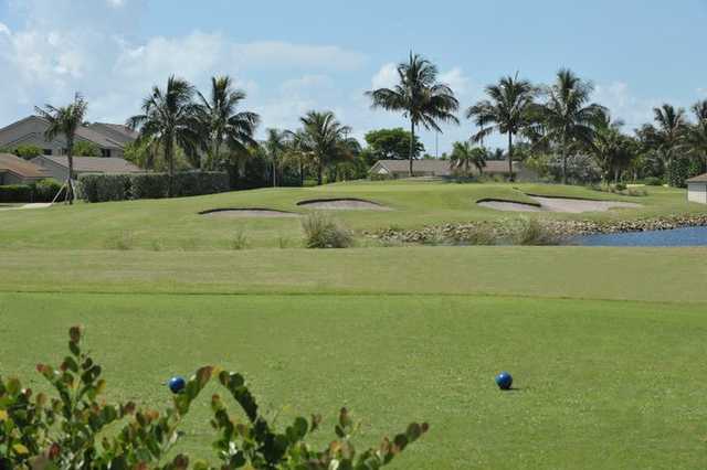 A view from a tee at Jupiter Dunes Golf Course.