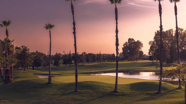 View of the 14th green from Real Club de Golf de Sevilla