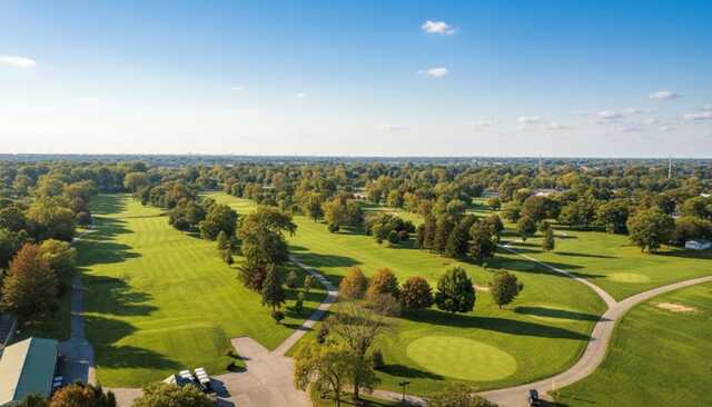Aerial view from Wicker Memorial Park Golf Course.