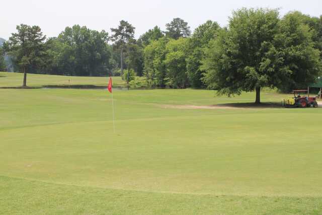 A view of a green at Pell City Country Club.