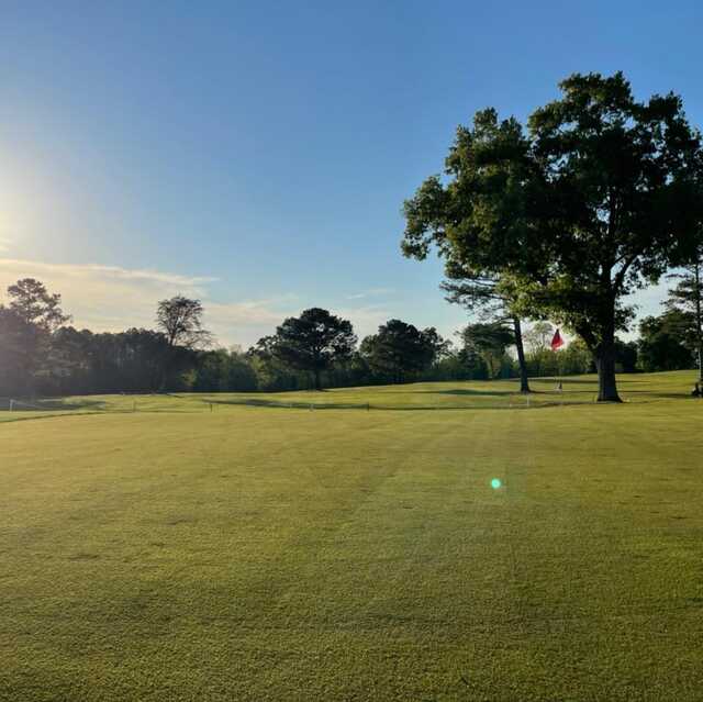 A view of a green at Rainsville Golf & Country Club.