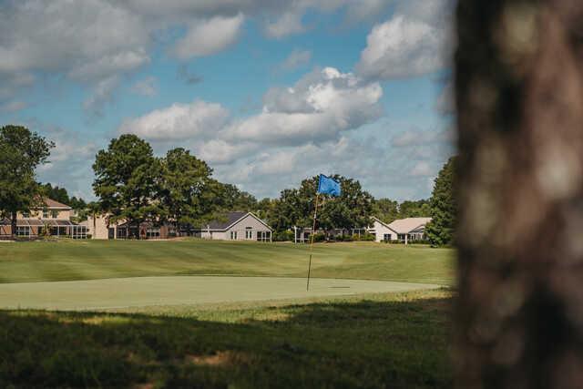 View of a green from Plantation Palms Golf Club.