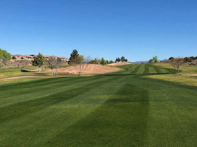 A view of a fairway in great shape at Agave Highlands.