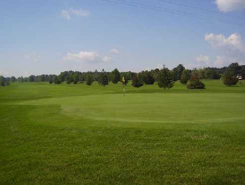 A view of the 1st green at Old Hickory Golf Club