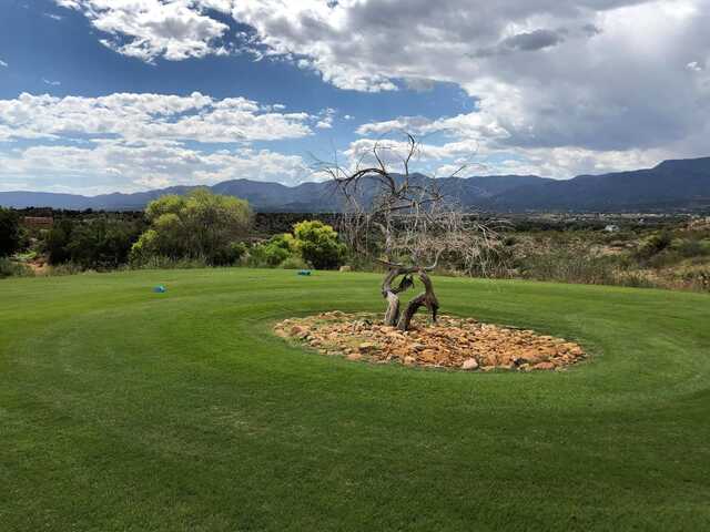A view of a tee at Agave Highlands.