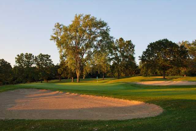 A view of the 10th green at Putnam County Golf Course