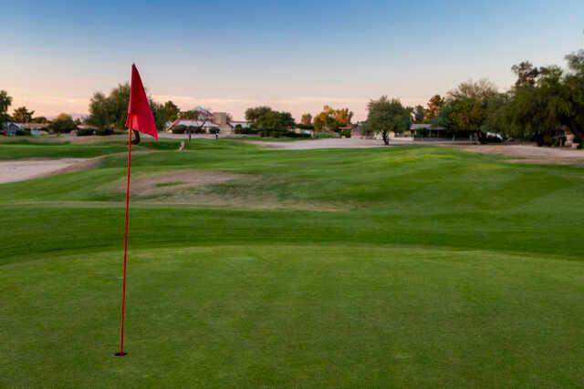 A view of a hole at Paradise Peak West.