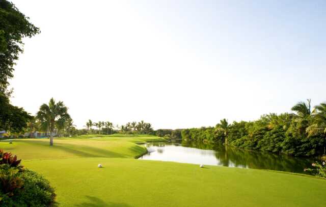 View from a tee box at Cocotal Golf & Country Club.