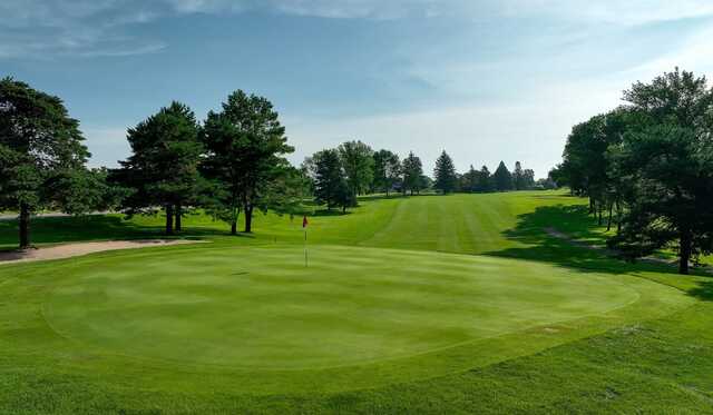 View of a green from Shoreland Country Club.