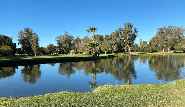 A view over the water from Ironwood Golf Course.