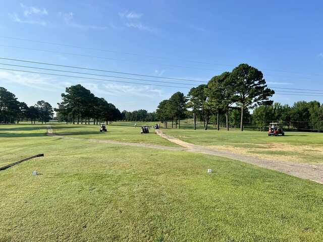 A view from a tee at Bald Knob Country Club.