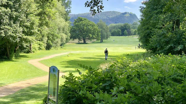 View from the 14th tee box at Harz Golf Club.