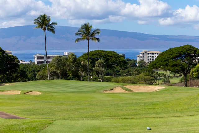 View of the 14th hole at Ka'anapali Kai.