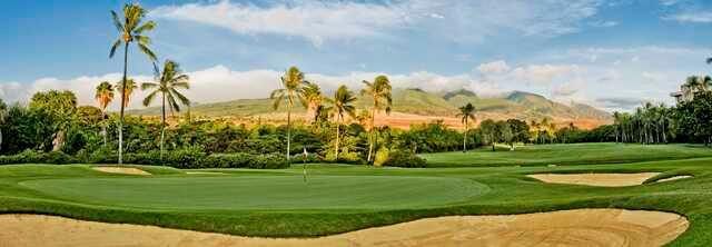 View of the 16th green at Ka'anapali Kai.