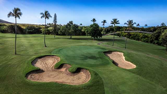 View of the 15th green at Ka'anapali Kai.