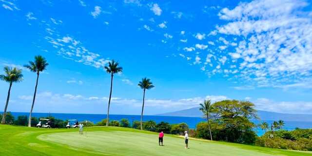 View of the 9th green at Ka'anapali Kai.
