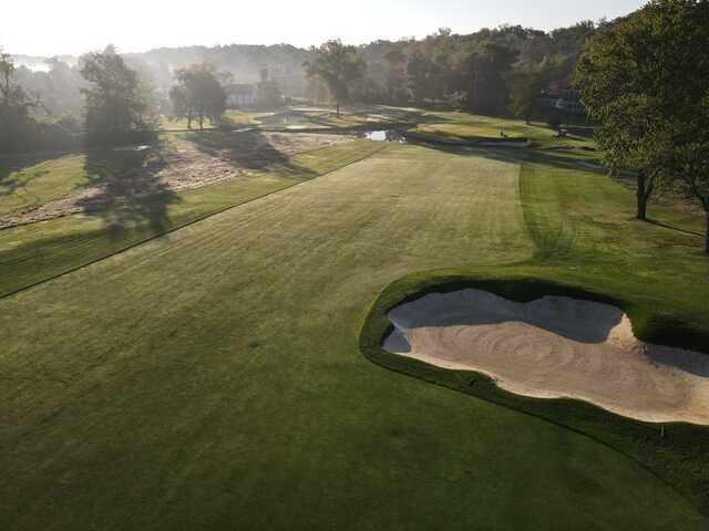 View of the 12th fairway from Green Spring Valley Hunt Club.