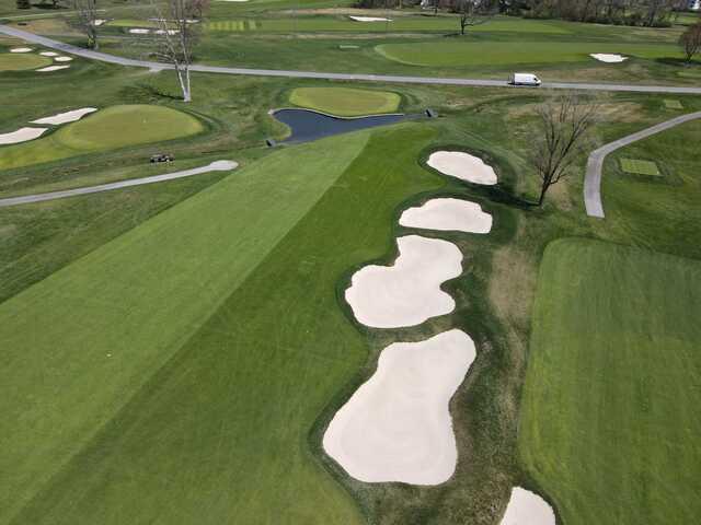 View of the 14th green from Green Spring Valley Hunt Club.