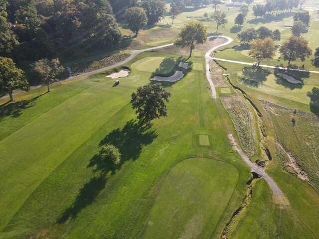 View of the 4th green from Green Spring Valley Hunt Club.