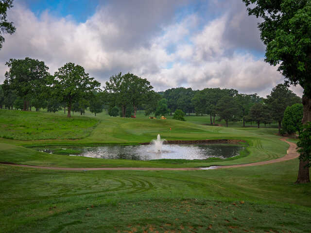 A view of a hole at Jonesboro Country Club.