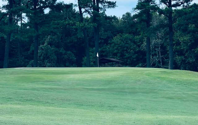 A view of a hole at Morrilton Country Club.