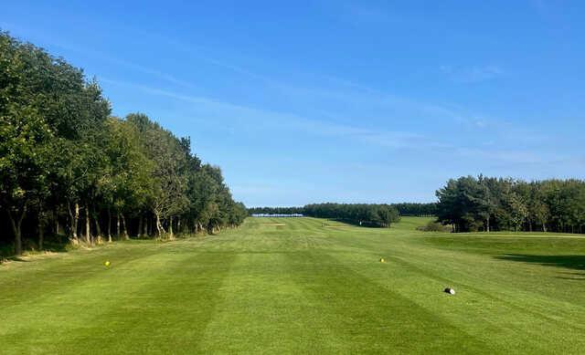 View of the 11th tee box from Far Grange Park & Golf Club.