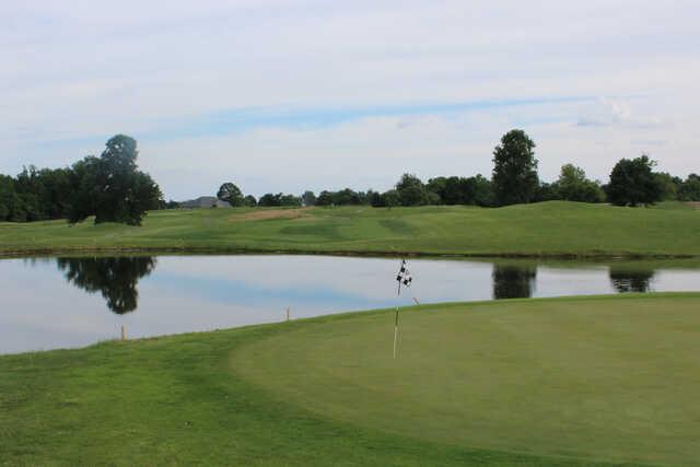 View of a green from Union County Country Club.