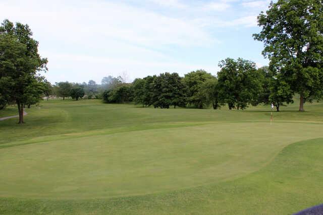 View of a green from Union County Country Club.