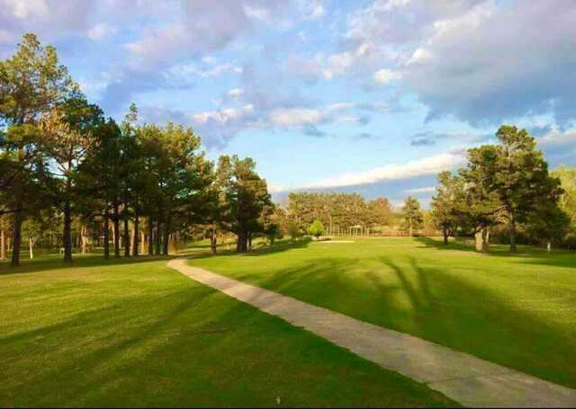A view from Sugar Creek Country Club.