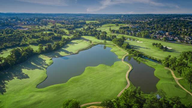 Aerial view from Towhee Club