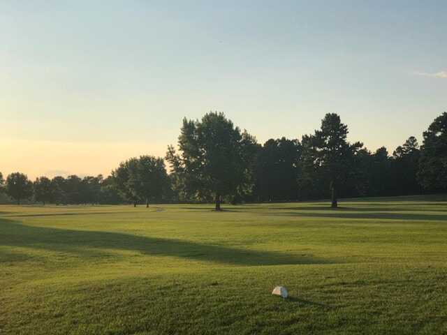 A view from a tee at Waldron Country Club.