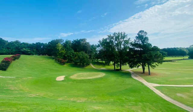 A view of a green at Crowley's Ridge Country Club.