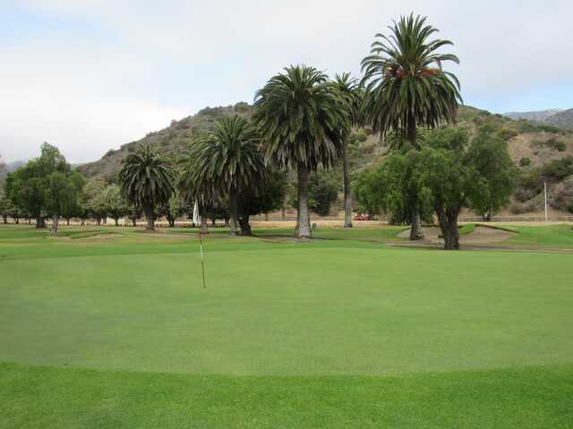 A view of a green at Catalina Island Golf Club.