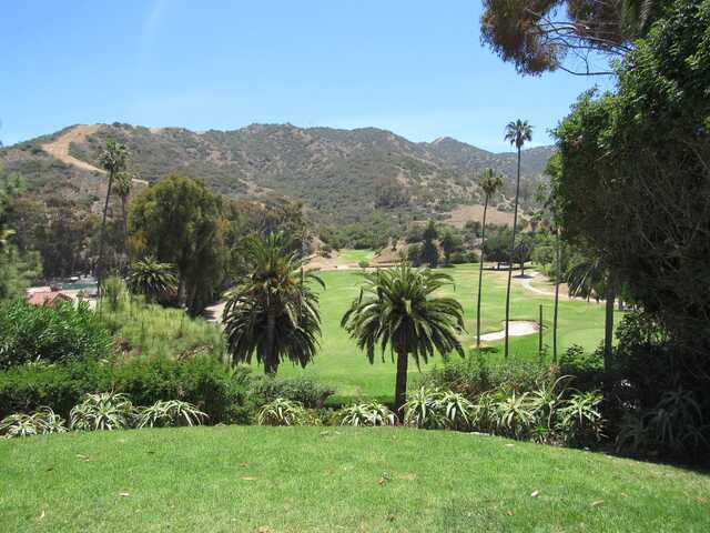 A view from Catalina Island Golf Club.
