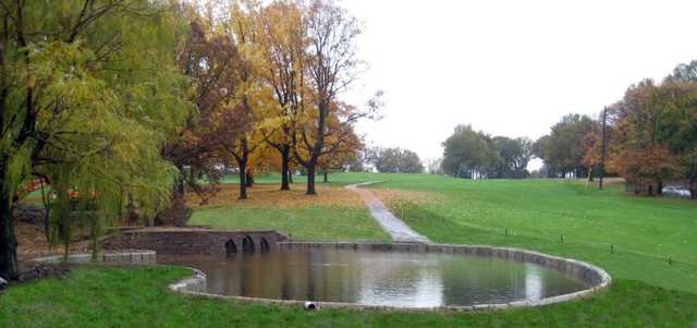 A view of the 5th hole at Silver Lake Golf Course