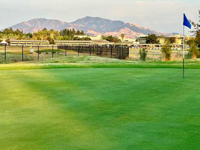 A view of a hole from Skylinks at Buchanan Fields.