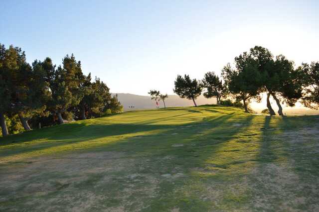 A view of green #16 at  Cresta Verde Golf Club .