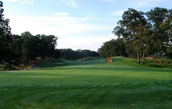 A view of green #4 at Great Rock Golf Club