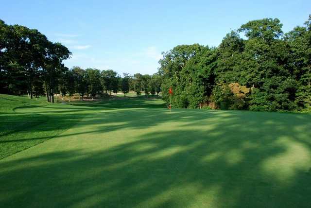 A view of hole #17 at Great Rock Golf Club