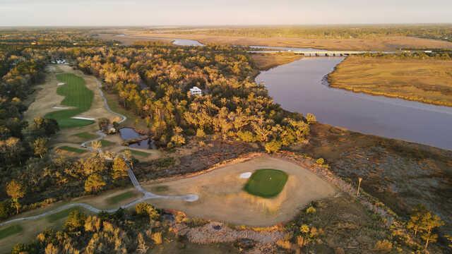 Aerial view from Sanctuary Golf Club.