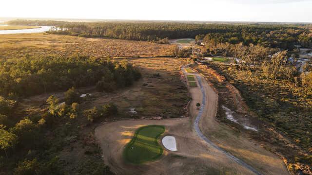 Aerial view from Sanctuary Golf Club.