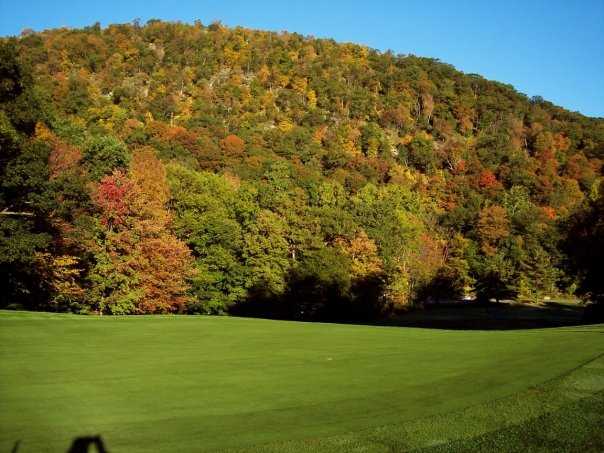 A view of hole #12 at West Point Golf Course