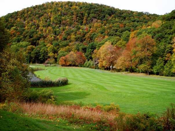 A view of fairway #8 at West Point Golf Course