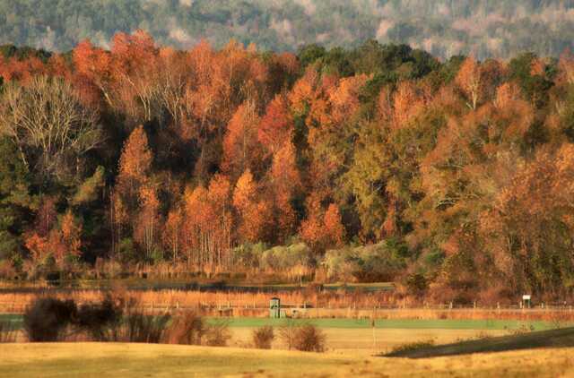 A view from Meadow Links Golf Course at George T. Bagby