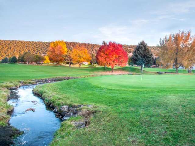 View of green #6 at Cedaredge Golf Club.