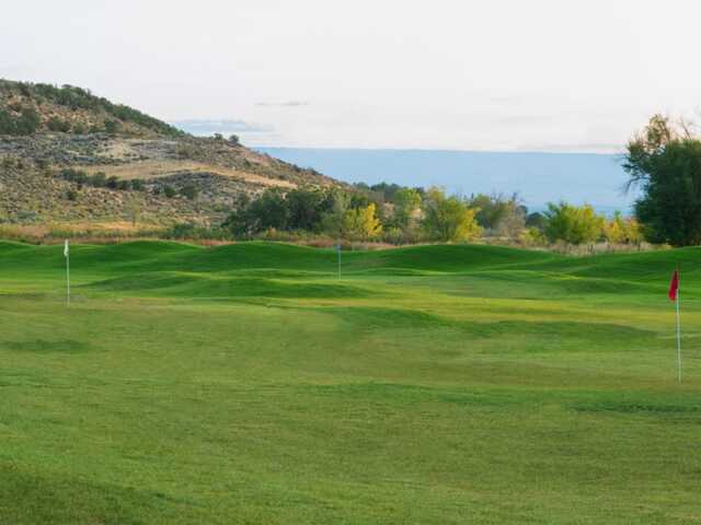 A view of the driving range at Cedaredge Golf Club.
