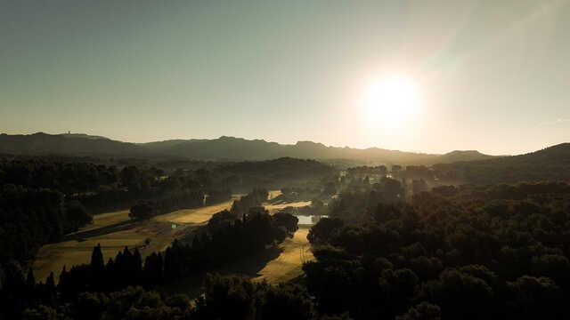 Aerial view from Domaine de Manville Golf